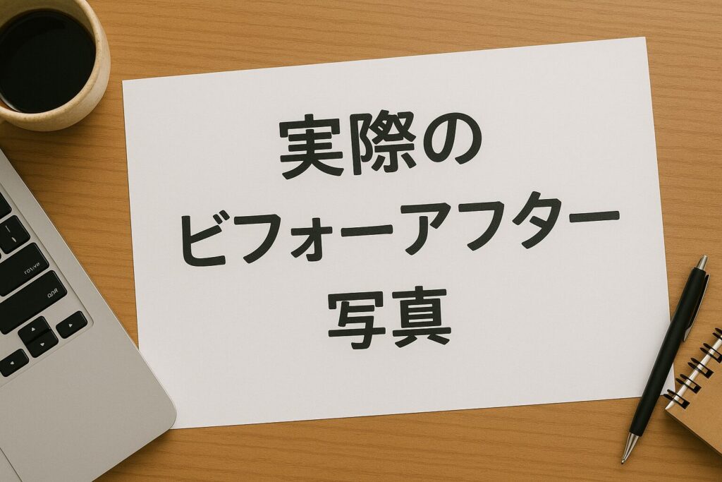 実際のビフォーアフター写真・体験談まとめ